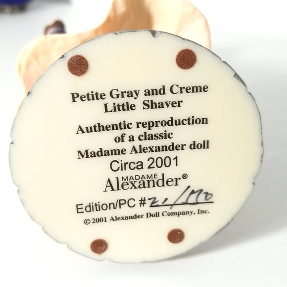 Petite Gray and Creme little Shaver Madam Alexander Doll 2001 - Picture 4 of 5